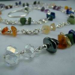 chakra stones lariat